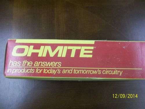 Ohmite  300 wattprecision  wire wound resistors    1.0  1.6  2.0  and 3.1  ohms for sale