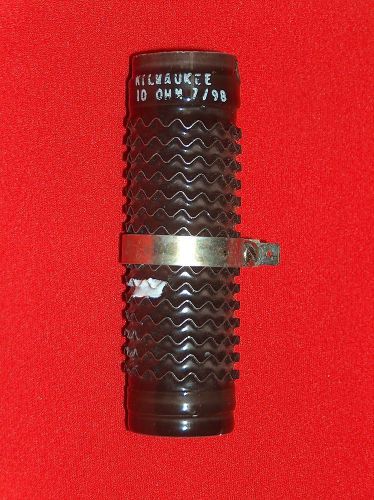 Milwaukee 10 ohm  resistor 7/98 4&#034;  x 1 1/8&#034; diameter, movable band   nos for sale