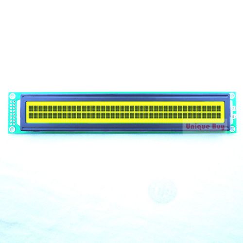 Cob type 40x2 4002 character lcd module lcm yellow green led backlight splc780d for sale