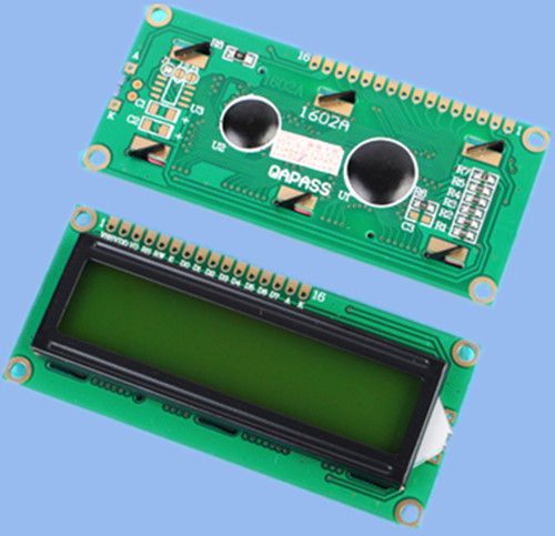 Lcd1602 hd44780 character lcd display module lcm yellow green backlight 16x2 for sale