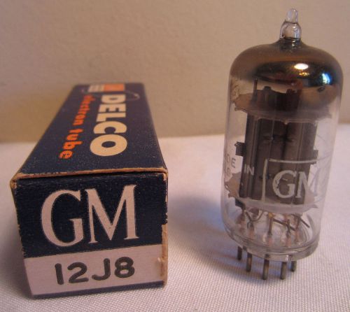 GM General Motors Delco 12J8 Electron Electronic Vacuum Tube In Box