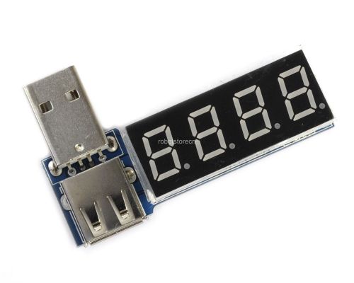 1pcs ICstation USB Voltage Ammeter 4.5V-9.9V 0-3A Volt-Ammeter LED Display