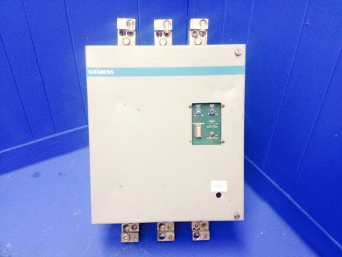 Siemens solid state starter 240a 200 hp  3rw2-s045  200hp 240 amps 460v for sale