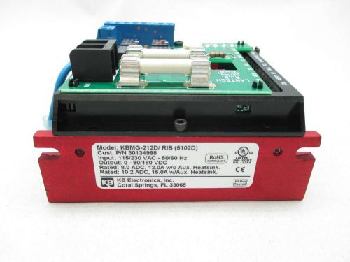 Kb electronics kbmg-212d/rib (5102d) 30134998 variable speed dc drive d426096 for sale