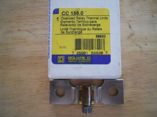 SQUARE D - CC 156.0 THERMAL OVERLOAD HEATER ELEMENT (NEW)