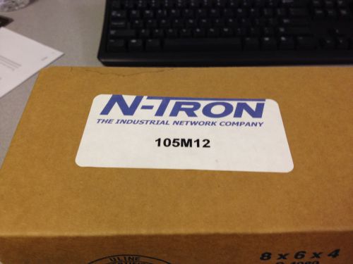 NTRON  105M12 5 Port (M12 4 Pin Female) 10-30VDC 0.35A IP67 *NEW IN BOX*