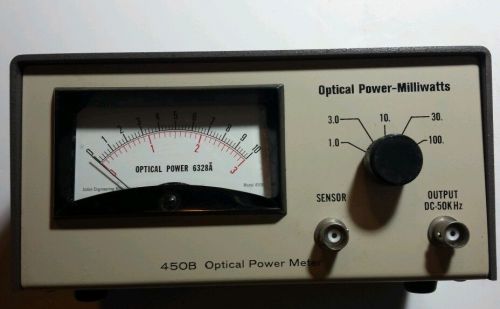 Optical Power Meter Milliwatts 450B - Output DC-50K Hz - Optical Power 6328A