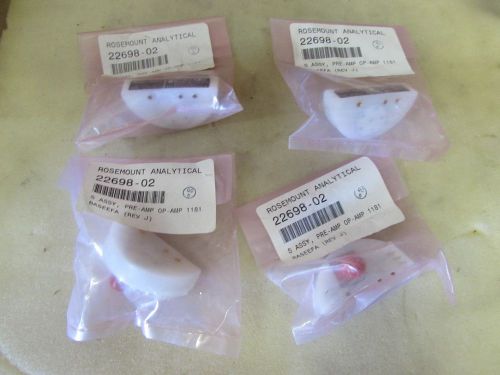 LOT OF 4 pcs ROSEMOUNT ANALYTICAL PRE AMPLIFIER REPLACEMENT PART # 22698-02