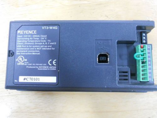 Used original Keyence touchscreen VT3-W4G tested