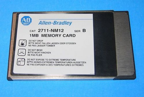 Allen-Bradley 2711-NM12 ser.B MEMORY CARD 1MB for PanelView