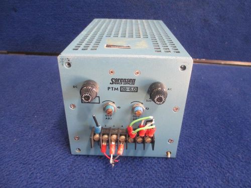 #m228 sorensen ptm 28-6.0 power supply for sale