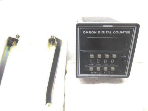 Omron Digital Counter H7C-X 220 Volt AC Mounting brackets Never used