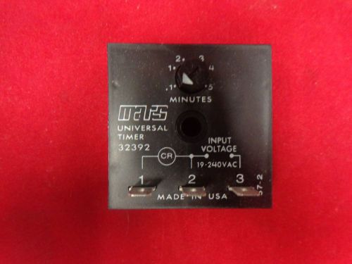 Mars-32392- Solid State Delay Timer- DELAY ON BREAK TIME DELAY 6SEC TO 5MIN