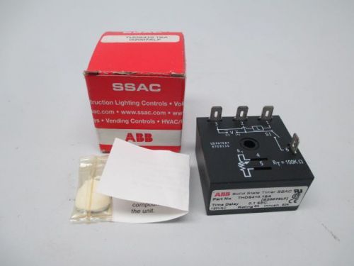 NEW ABB THDS410.1SA TIME DELAY SOLID STATE TIMER SSAC 120VAC D248148