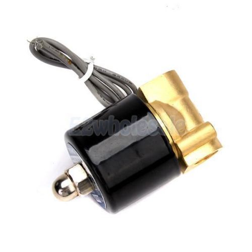 Dc 12v 0.25&#034; electric solenoid valve for pipelines air water diesel application for sale