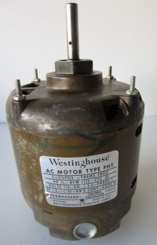 Westing house 1/3 hp ac electric motor fht 1725 rpm 115v 315p025 new for sale