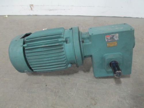 RELIANCE P18G1124F MR94634L1 B QX 180/350-15 15:1 GEAR 5HP 460V-AC MOTOR D251108