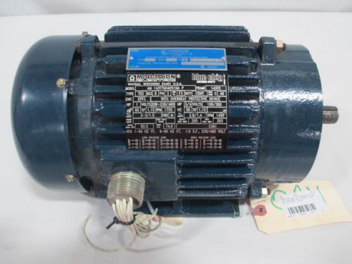 Marathon am 143ttgn4051da p ac 1hp 230/460v 1755rpm 143tc 3ph epfc motor d208027 for sale