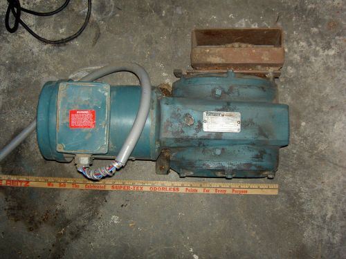 RELIANCE MASTER XL GEARMOTOR 1- 1/2 HP OUT PUT RPM 20 gear motor 3 phase