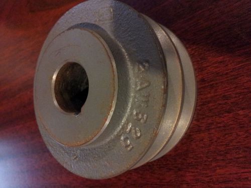 New 3.25&#034; od 7/8&#034; bore 2-groove belt pulley 2aw325 ic153626 for sale