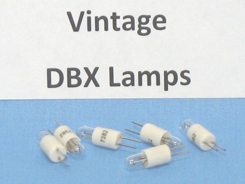 (6)  dbx replacement lamps ~ dbx 160, vu 161, 162, 165, 165a ~ (qty - 6) for sale