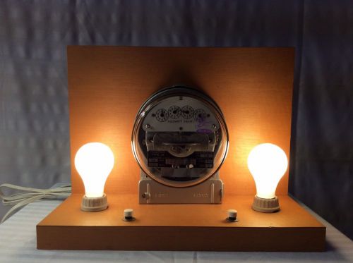 Lightsup Sangamo Electric KiloWatt Hour Meter With Light Holding