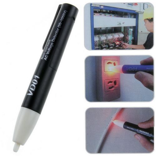 Non contact ac 90~1000v electric voltage detector tester sensor pen stick led for sale