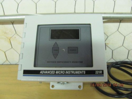 Advanced Micro Instrument 221R Oxygen Deficiency Monitor