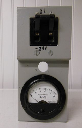 Western electric compent with triplett panel meter and double switch for sale