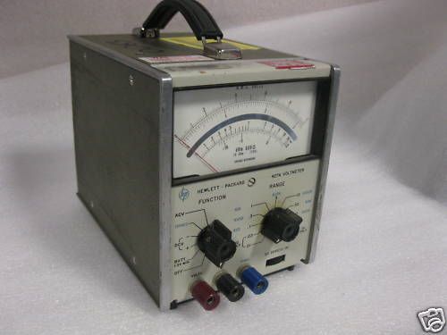 Hp 427a voltmeter   p/n 427a   rms volts    dbm 600 for sale