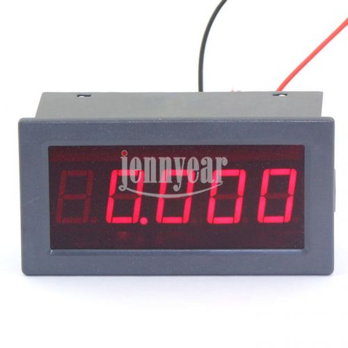 Digital amperage monitor milliammeter amperemeter 0-19.999ma amps gauge red led for sale