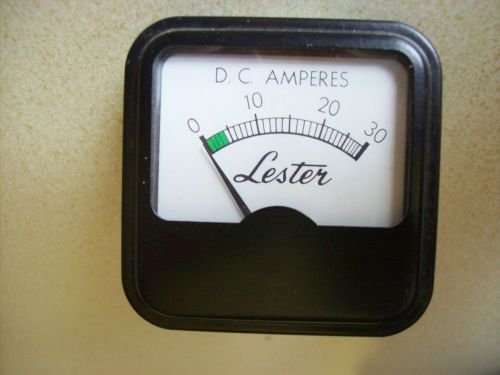 LESTER AMP METER  0-30 amps