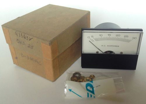 BRAND NEW IN BOX BEEDE PANEL METER A.C. AMPERES 0-30