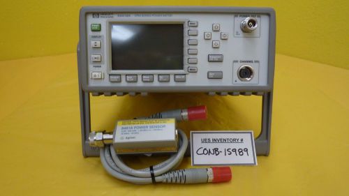 Hp hewlett-packard e4418a epm series power meter 8481a power sensor used for sale