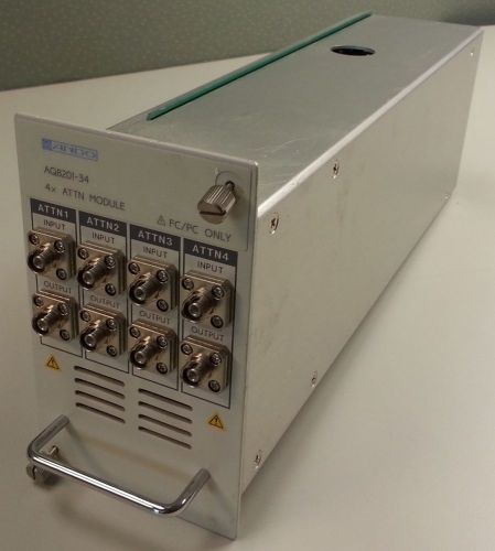 Ando aq8201-34 4-channel variable optical attenuator module w/ 0.5db resolution for sale