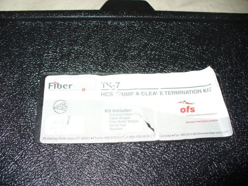 OFS FiberWire TK-7 FIBER BREAKER KIT CASE STARTS at 3 cents
