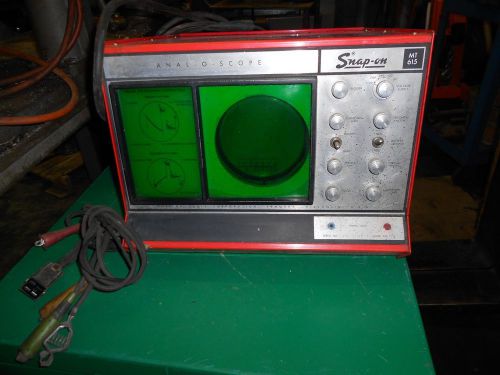 Vintage Snap-On MT-615 Anal-O-Scope Oscilloscope *Great Conversation Piece!*