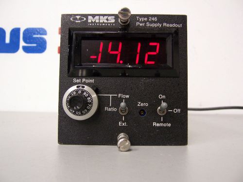 8030 MKS 246 POWER SUPPLY W/ READOUT