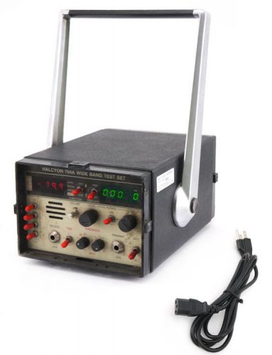 Halcyon 704a wide band test set tims transmission impairment measuring system #3 for sale