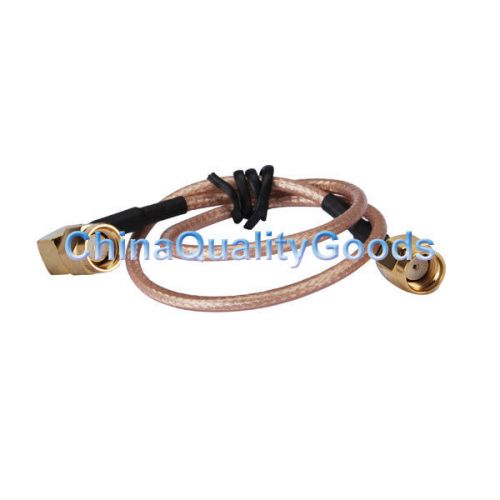 Rp-sma male plug ra to rp-sma male pigtail coax cable rg316 15cm for wireless for sale