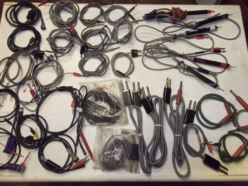 Lot of Eico Test Probes, Trimm Switchcraft Optoelectronics CB Ham Radio Cables