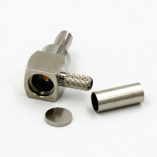 10 pcs crc9 male plug right angle crimp rg174 rg188 rg316  rf connectors for sale