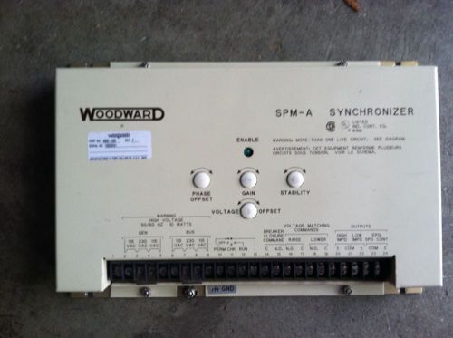 Woodward 9907-028 SPM-A SYNCHRONIZER  USED Operational