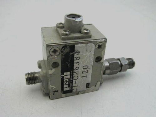 Microwave RF Isolator 6.3-8.4GHz  SMA Connectors - Tested