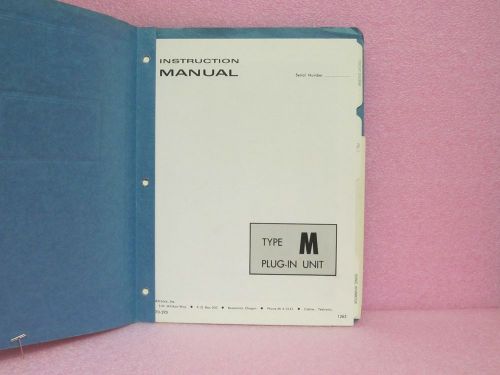 Tektronix Manual Type M 4-Channel Plug-in Instruction Manual w/Schem. (12/63)