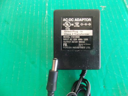 AC Power Adapter Supply FOREEN INDUSTRIES 41A12600
