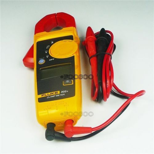 Electronic ac/dc multimeter digital clamp meter brand new tester fluke 302 for sale