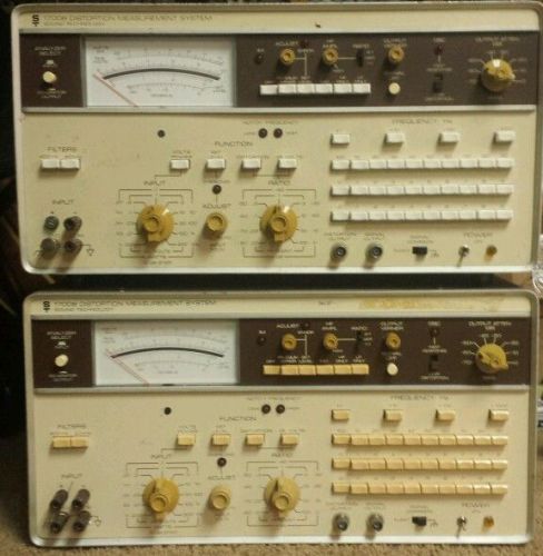 Sound Technology Model 1700B Audio Analyzers - LOT OF TWO UNITS!