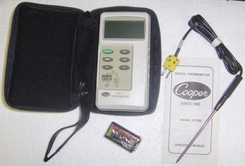 Cooper ht20k thermometer with probe for sale