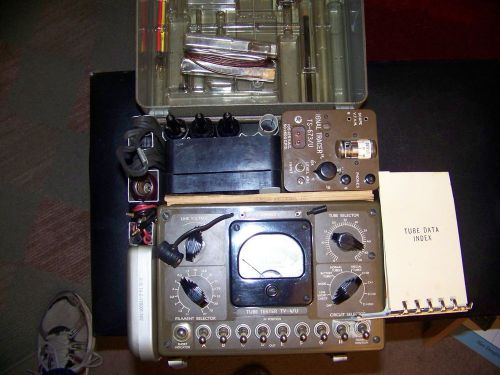 NAVY AN/USM-3 Test Set with WESTON TV-4 Tube Tester and Accessories